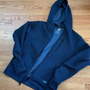 New Balance Dark Blue Quilted Hoodie